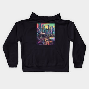 Always Vibrant  Sidney Australia Kids Hoodie